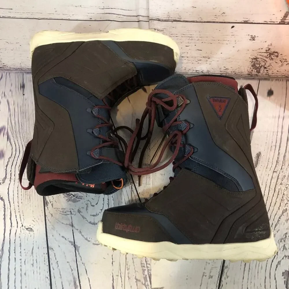 THIRTYTWO LASHED 2017-2018 SNOWBOARD MENS BOOTS BROWN size 8